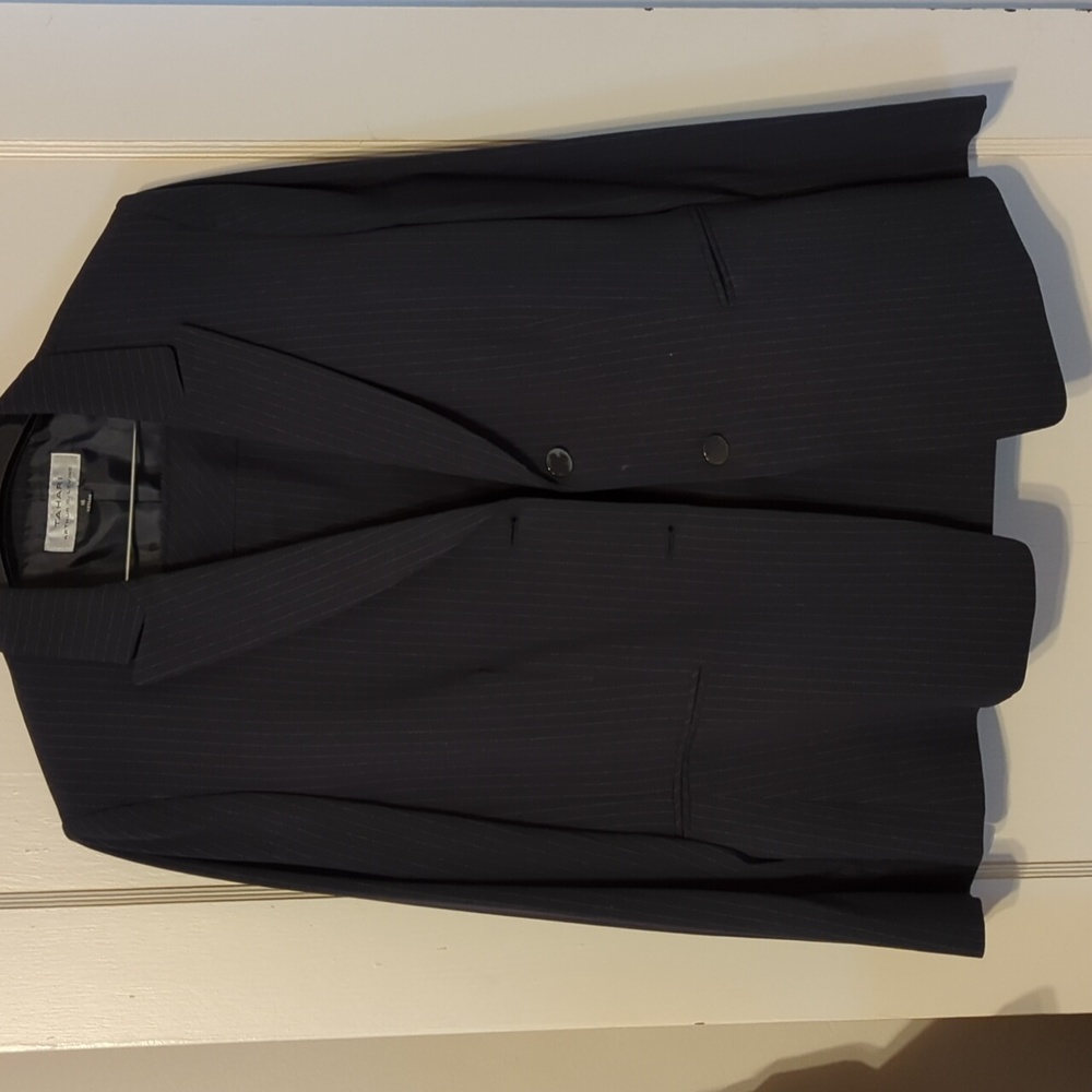 Sz 16 Pinstripe skirt suit